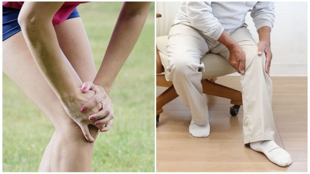 As lesións e os cambios relacionados coa idade son as principais causas da artrose da articulación do xeonllo